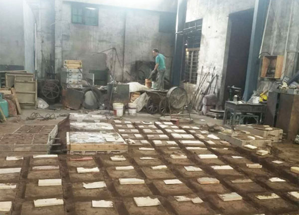 鋁鑄件生產(chǎn)現(xiàn)場(chǎng)